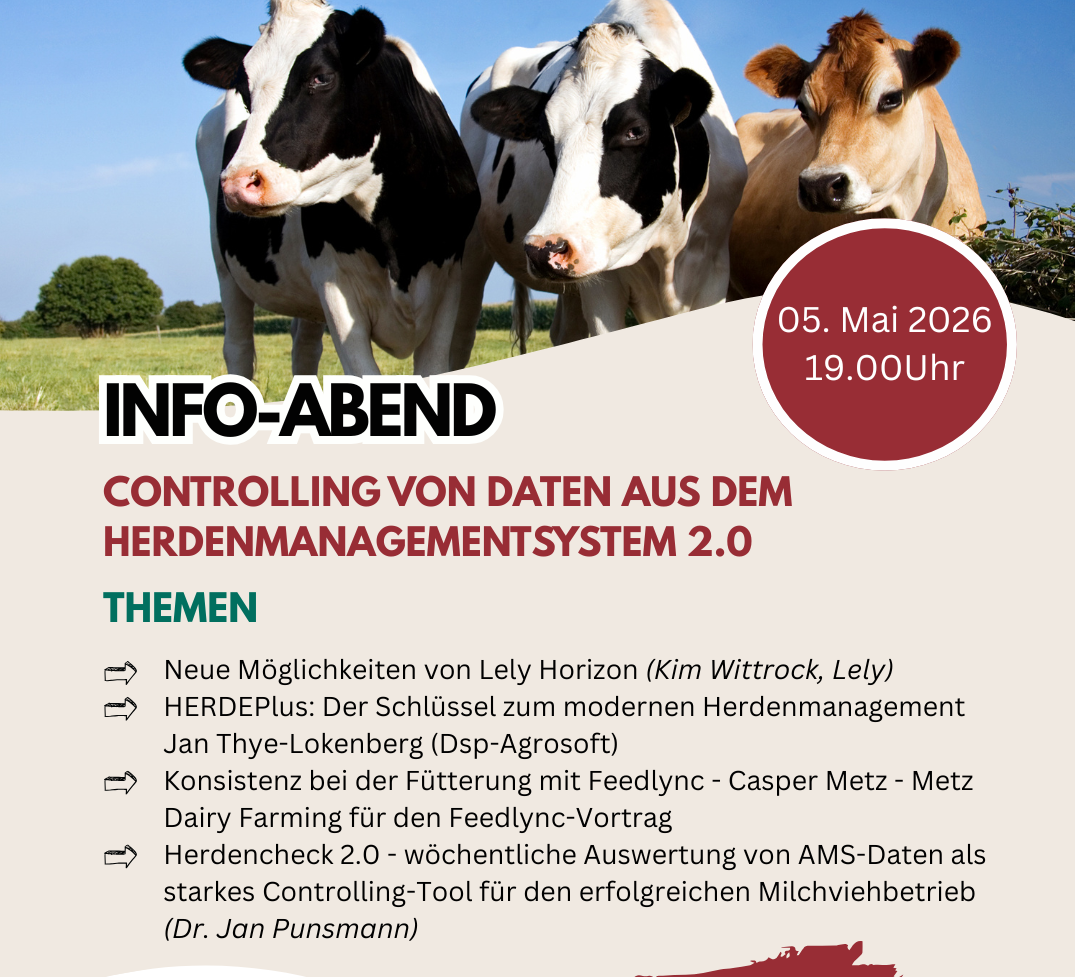 Info-Abend – Controlling von Daten aus dem Herdenmanagementsystem 2.0